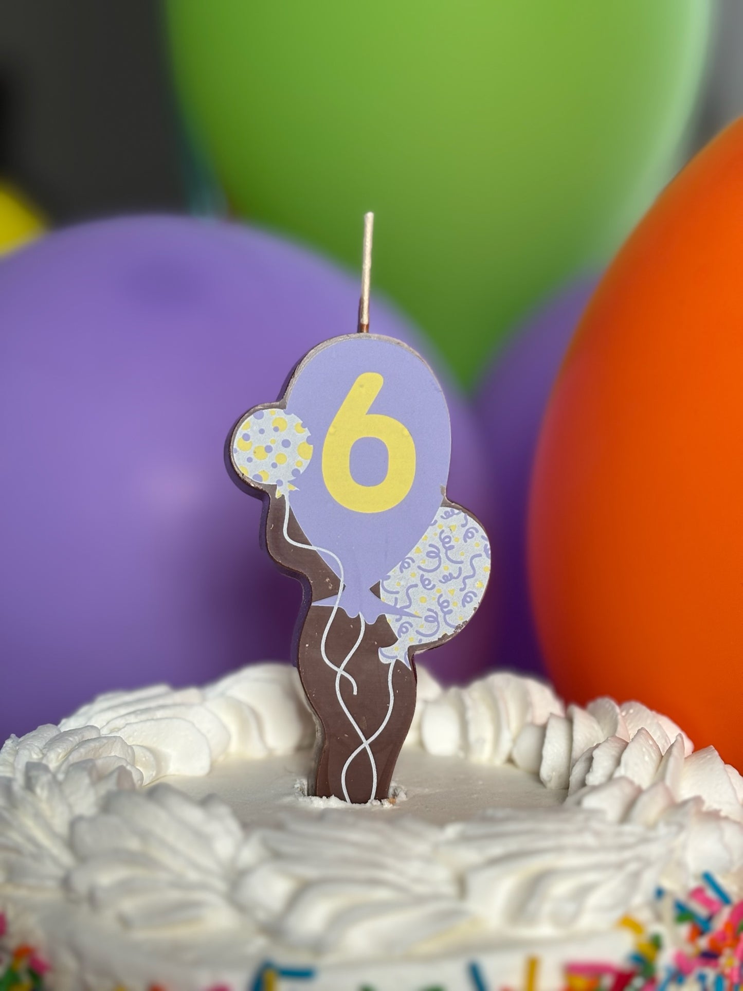 Case Pack: #6 balloons (5-count, Milk Chocolate)