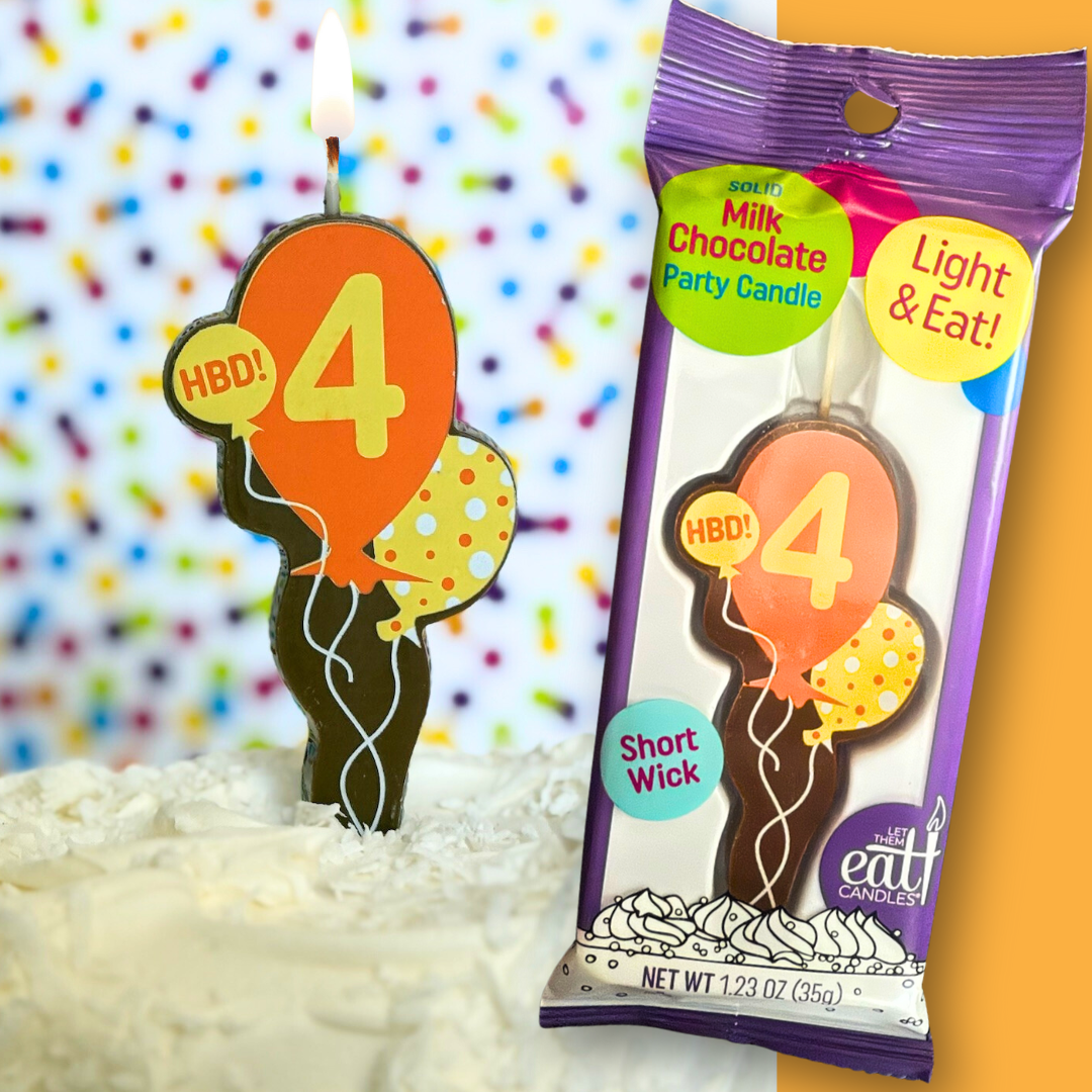Balloon Candle #4 | Milk Chocolate