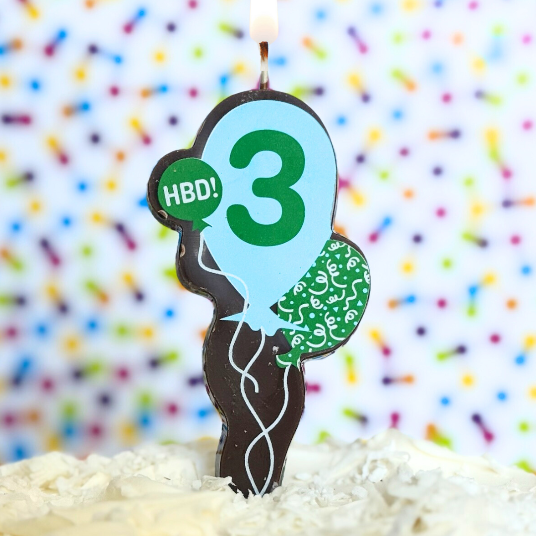 Balloon Candle #3 | Milk Chocolate