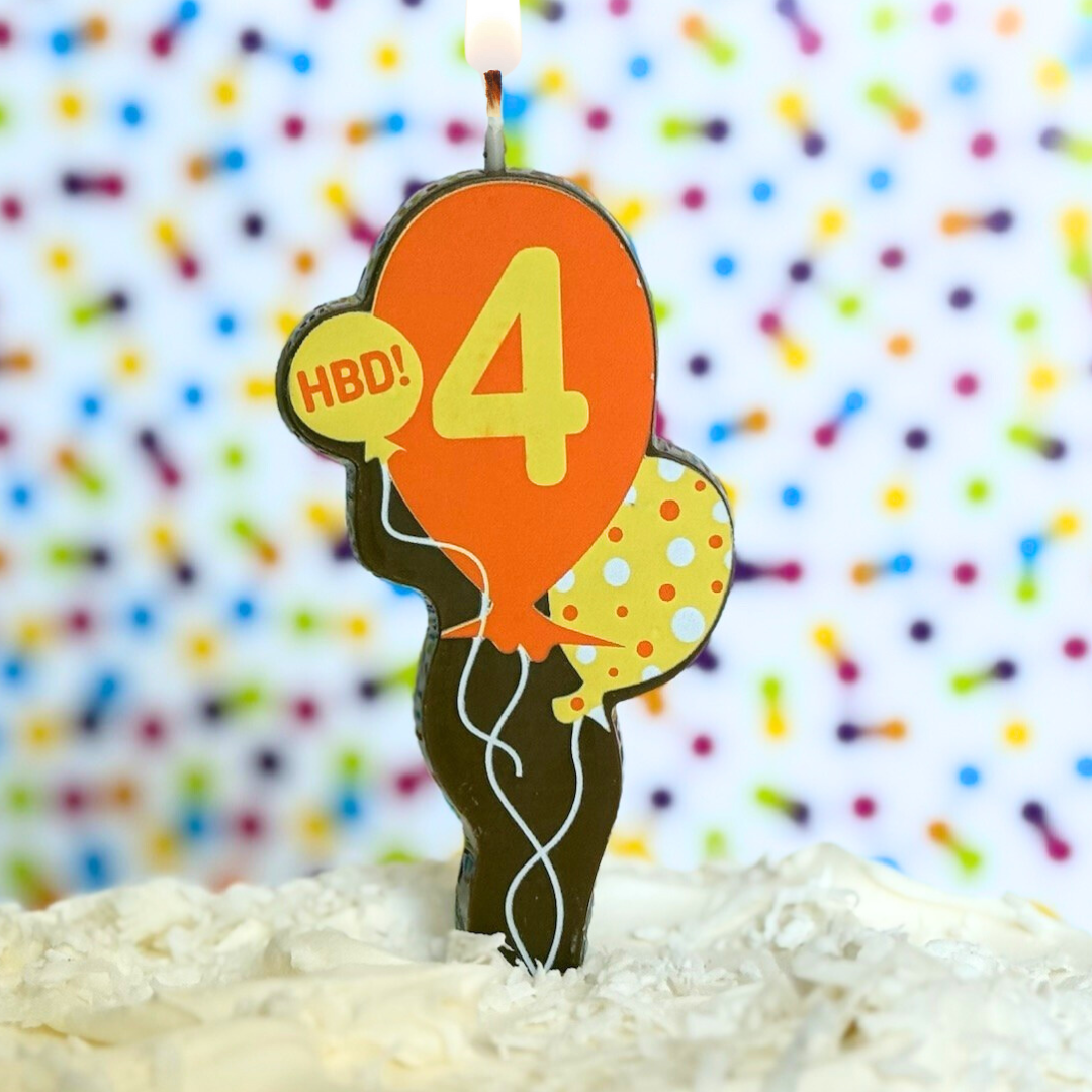 Balloon Candle #4 | Milk Chocolate