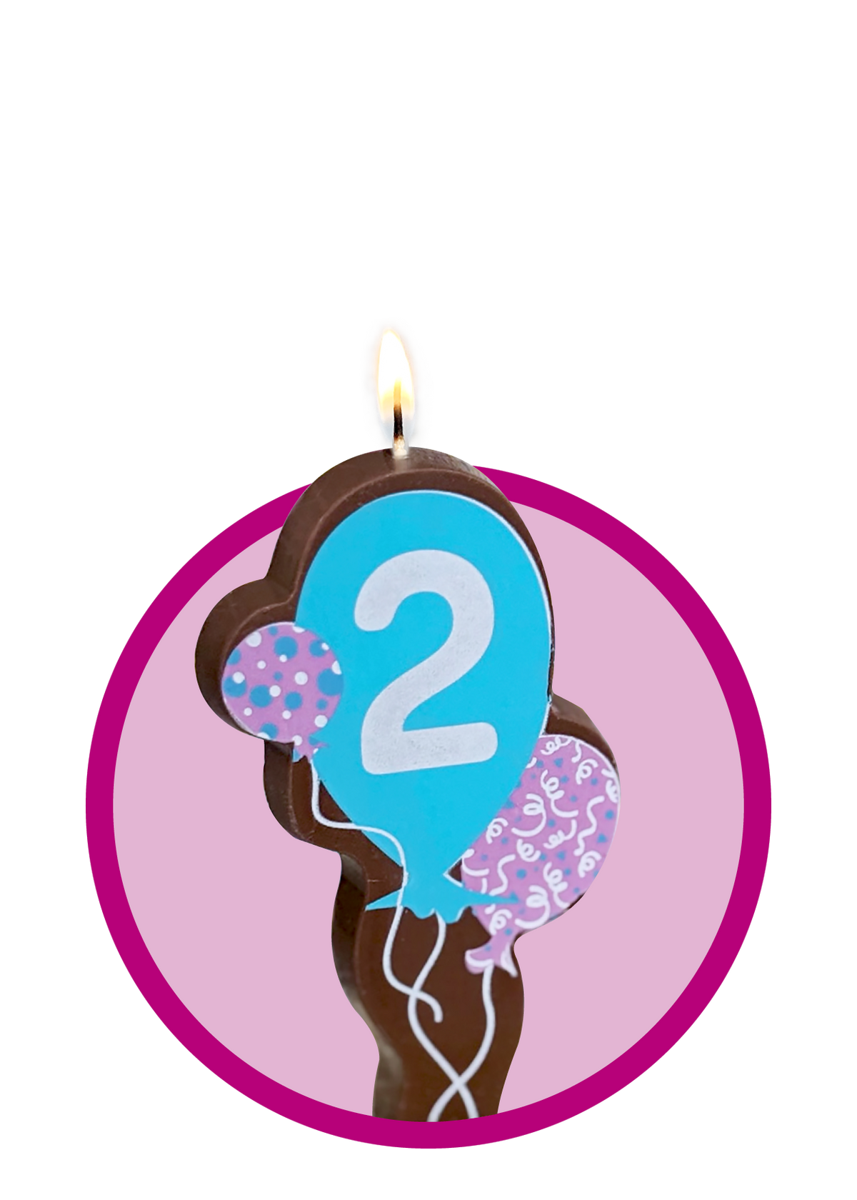 Balloon Candle #2 | Milk Chocolate