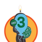 Balloon Candle #3 | Milk Chocolate