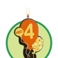 Balloon Candle #4 | Milk Chocolate