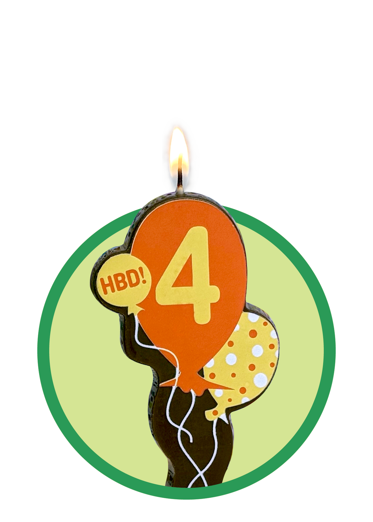 Balloon Candle #4 | Milk Chocolate