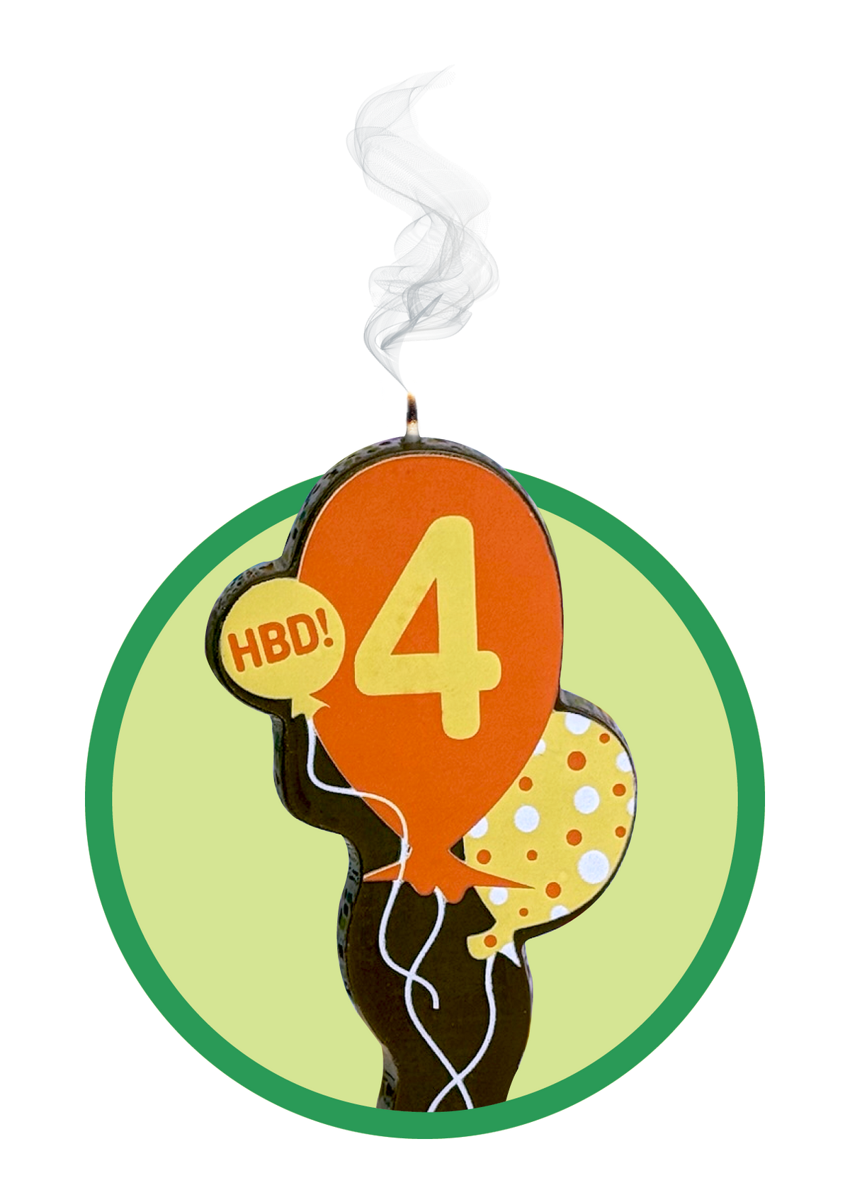 Balloon Candle #4 | Milk Chocolate